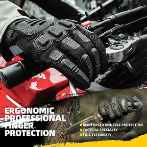 Gants tactiques en cuir de qualité supérieure pour l'équitation, la randonnée, l'entraînement, la chasse, antidérapants, pour les sports de plein air, fabriqués au Pakistan - Product Image 6