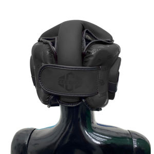 Protège-tête de boxe intégral en cuir, portable, respirant, réglable, personnalisable pour l'entraînement MMA, vente en gros 2026 - Product Image 4