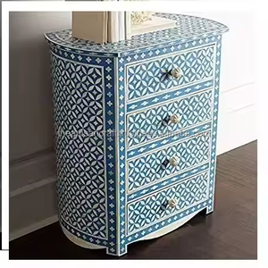 ARTISAN CRAFT Coffre à tiroirs moderne et durable fait à la main en incrustation d'os de qualité supérieure avec taille et couleur personnalisables - Product Image 2