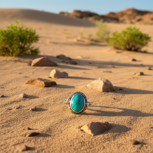 <b>Turquoise</b> Fashion <b>Ring</b> 5.5 Grams Weight - Product Image 3