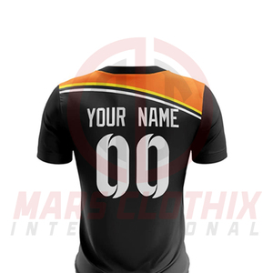 Maillots de football personnalisés à design imprimé, couleur unie, haute qualité, manches courtes, respirants, séchage rapide, unisexe, 100% polyester - Product Image 4