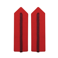 Collier/Badge/Écusson en tissu velours appliqué de haute qualité et respectueux de l'environnement |   Patchs de col avec fermeture auto-agrippante et paillettes