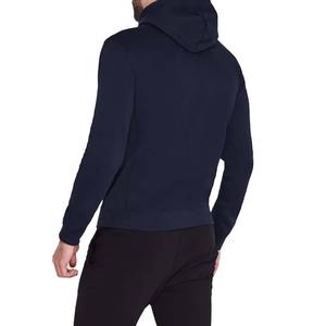 Latest Design Men's <b>Navy</b> Blue Pullover Hoodie Regular Fit Casual Fleece Knitted Eco-Friendly <b>Sweatshirt</b> Front Pockets Winter - Product Image 6