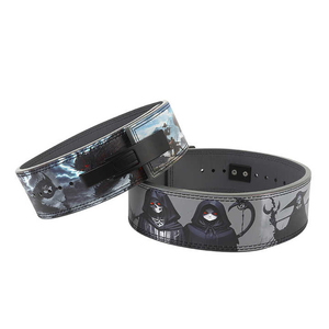 Cinturón de Levantamiento de Pesas Personalizado con Diseño Animado, Cinturón de Levantamiento de Pesas con Estampado Animado para Gimnasio - Product Image 1