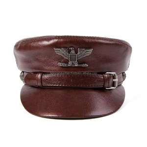 Gorra de Cuero Lisa con Logotipo Personalizado, Nuevo Diseño, Bordado 3D Profesional, Estilo Casual, Precio Económico al por Mayor - Product Image 1