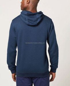 Sweat à capuche en molleton de coton unisexe 350 g/m² Logo personnalisé Vente en gros de veste pour hommes pour l'hiver Streetwear Pull blanc pas cher - Product Image 2