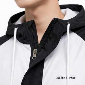 เสื้อแจ็คเก็ตกันลมแบบมีฮู้ดลายการ์ตูนสำหรับทุกเพศทุกวัย แขนเสื้อแบบแร็กแลน ดีไซน์ซิป ผ้าวอร์สเตดระบายอากาศได้ดี น้ำหนักเบา - Product Image 6