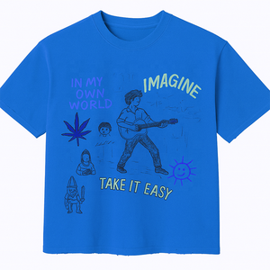 เสื้อยืดคอตตอนแขนสั้นผู้ชายลายวาดมือคุณภาพดีที่สุด ทรงปกติ ดีไซน์คอกลม สวมใส่สบาย - Product Image 4