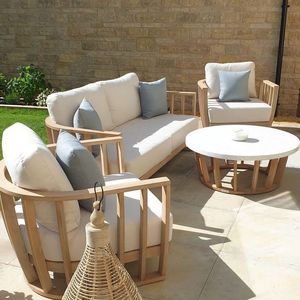 <b>Outdoor</b> <b>Sofa</b> Set for Garden Patio Solid Teak Furniture Indonesia Supplier - Product Image 2