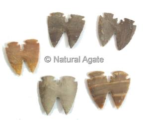 Proveedor de Puntas de Flecha de Ágata Nativa Estrechas y Modernas - Product Image 5