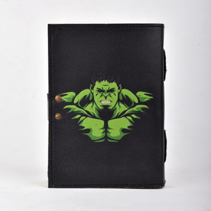 <b>A5</b> Powerful Green Monster <b>Diary</b> Notebook 100 Pages Lockable Journal | Action Graphic Design Creative Writing Premium Cover Gift - Product Image 3
