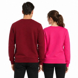 Sudaderas a juego para parejas, sudadera con capucha personalizada con estampado de amor, conjunto de regalo de San Valentín, sudadera unisex de forro polar con cuello redondo para parejas - Product Image 2