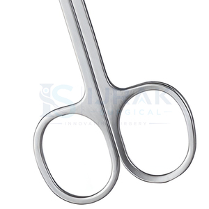 Stainless Steel Cuticle <b>Nail</b> <b>Scissors</b> Curved Blade Sharp Tip Manicure Pedicure Facial Hair Removal - Product Image 3