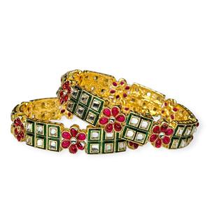 กำไลทองชุบคุณภาพสูง ดีไซน์ทันสมัย หลากสีสัน เหมาะสำหรับงานแต่งงาน งานเลี้ยง ราคาขายส่งพรีเมียม ส่งออกทั่วโลก - Product Image 3