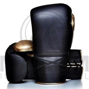Premium Quality Leather Custom Logo Boxing Gloves - Product Image 5