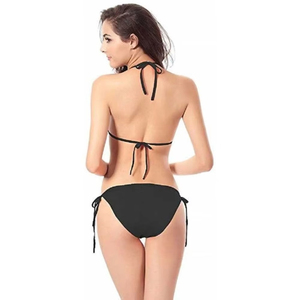 Custom <b>Bikini</b> With Metal Logo Label High Waist Customized <b>Bikini</b> Swimwear Beachwear Sexy Two piece <b>String</b> <b>Bikini</b> <b>Set</b> 2026 - Product Image 3