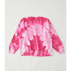 Sudadera Personalizada de Poliéster con Estampado Tie-Dye Verde para Hombre, Manga Larga, Cuello Redondo, Estilo Pullover, Informal, para Gimnasio - Product Image 4