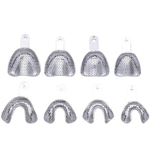 Bandejas de Impresión Profesionales Reutilizables de Construcción Metálica para Procedimientos de Colado Dental y Aplicaciones Clínicas - Product Image 1