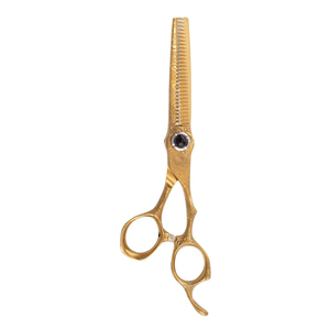 Ciseaux professionnels de coiffure en acier inoxydable, légers, pour droitiers, pour la texture et l'amincissement des cheveux en salon - Product Image 5