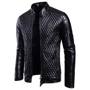 Veste en cuir pour homme, respirante, de haute qualité, imperméable, coupe-vent, décontractée, à capuche, pour l'été, vente en gros - Product Image 4