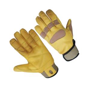 Gants de travail en cuir de vachette renforcé de qualité supérieure, protection des mains pour la sécurité industrielle, construction certifiée CE - Product Image 1