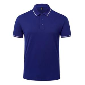 <b>Men</b> Elegant Striped Polo T <b>Shirt</b> <b>High</b> Quality Summer Breathable Polyester <b>Collar</b> T <b>Shirt</b> Wholesale Polo T <b>shirt</b> For <b>Men</b> - Product Image 1