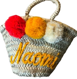 Beach <b>Bag</b> Straw Moroccan Basket Bridal <b>Shower</b> <b>Bags</b> Customized Straw <b>Bags</b> Direct From Indian Supplier - Product Image 1