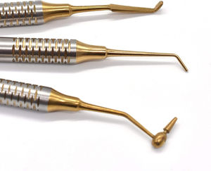 6 Pcs <b>Kit</b> Manual Dental Composite <b>Resin</b> Filled Scraper Filling Spatula Double Headed Restoration Tool By Grip Surgical - Product Image 2