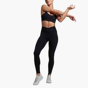 Conjunto de Leggings de Cintura Alta Personalizados al por Mayor para Mujer, Leggings de Colores Personalizados, Conjunto Deportivo para Mujer - Product Image 1