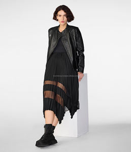 Nueva llegada Chaquetas de mujer Moto Mejor llegada para ropa de invierno Personalizado Nuevo diseño Chaquetas de cuero de mujer - Product Image 2