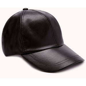 Casquette de baseball unisexe classique à profil bas en cuir PU respirant et imperméable, couleur unie, vente en gros personnalisée - Product Image 2