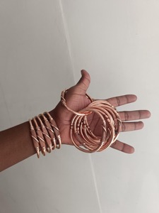 Unisex Elegant Handcrafted <b>Copper</b> Brass <b>Bangle</b> Premium Quality Handmade Fashion Jewelry Jewelry Findings - Product Image 3