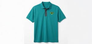 Polo de performance personnalisé bleu marine à manches courtes pour le golf, le tennis, décontracté, pour hommes et femmes, anti-humidité, respirant, vente en gros, OEM - Product Image 3