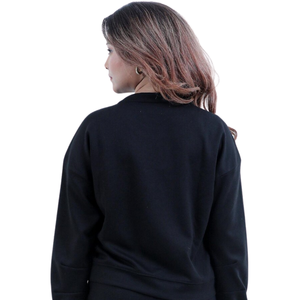 Women Fleece Crew Neck Sweatshirt Tracksuit Set Wide Leg <b>Trousers</b> Relaxed Fit Casual Winter Two Piece Lounge Outfit - Product Image 4