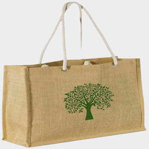 Bolso de compras de yute con logotipo personalizado de alta calidad, lienzo de algodón, estilo de moda, función plegable para viajes, promoción Aus - Product Image 5