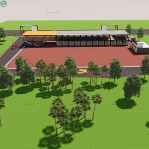 Centro Comercial Modular <span class=keywords><strong>de</strong></span> 2 Pisos, Edificio Prefabricado Tipo Contenedor, <span class=keywords><strong>Plaza</strong></span> Comercial con Área <span class=keywords><strong>de</strong></span> Oficinas - Product Image 6