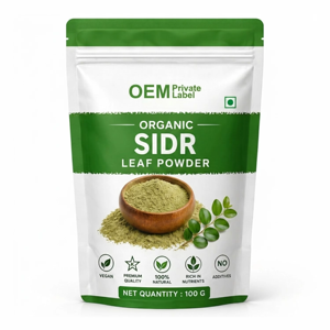 Poudre de feuilles de Sidr 100% pure et naturelle 100g Poudre de Sidr à base de plantes de qualité supérieure sans produits chimiques pour favoriser la croissance des cheveux, des cheveux forts et sains - Product Image 2