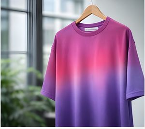 เสื้อยืดโอเวอร์ไซส์ไล่เฉดสีแบบโอเชียน 240 GSM ผ้าฝ้ายพรีเมียม ทรงหลวม สไตล์สตรีท สีซีดจาง ผู้ผลิต OEM - Product Image 1