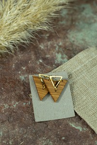 Pendientes de Madera Certificados, Pendientes de Madera con Acabado Liso, Pendientes de Madera Probados en Laboratorio, Precio de Fábrica al por Mayor - Product Image 3