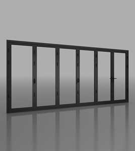 ประตูพับสองชั้นอลูมิเนียมพรีเมี่ยมสำหรับห้องน้ำในร่มในร่มในราคาประหยัดสำหรับโครงการขายส่ง - Product Image 2