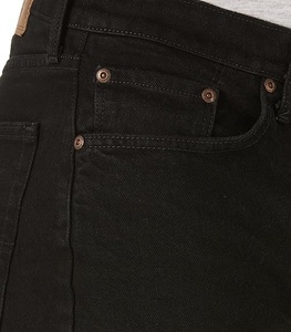 High Street Manufacturer Custom Logo <b>Distressed</b> Black Denim Shorts Wholesale Rate <b>Top</b> Quality Denim Short For Men Breathable - Product Image 3