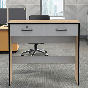 Escritorio de oficina 1305 de alta calidad superventas, muebles de aglomerado de diseño contemporáneo Simple, Panel de madera de Malasia para oficina - Product Image 1