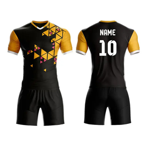 Tenues de football en gros produites en mélange de polyester doux offrant un ajustement confortable, une excellente tenue des couleurs et une offre OEM - Product Image 4