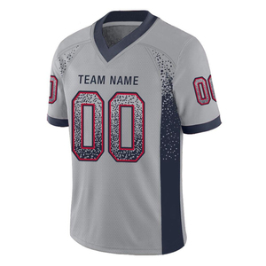 เสื้อฟุตบอลอเมริกันแบบสั่งทำพิเศษ พิมพ์ลายแบบซับลิเมชั่น ผ้าโพลีเอสเตอร์ระบายอากาศได้ดี ชุดกีฬา ชุดทีม ชุดฝึกซ้อม ชุดแข่งขัน - Product Image 5