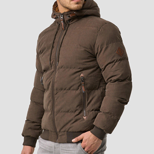 <b>Men</b>’s Premium Urban Streetwear Quilted Hooded Winter Puffer <b>Jacket</b> - Product Image 1