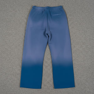 Pantalones deportivos holgados con efecto deslavado, de alta calidad, con logotipo personalizado impreso, para hombre - Product Image 3