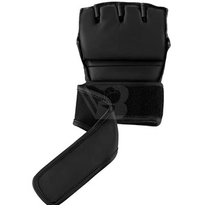 Gants de MMA demi-doigts respirants fabriqués au Pakistan avec fermeture auto-agrippante – Meilleur prix, service OEM – Gants de MMA demi-doigts pour hommes - Product Image 5