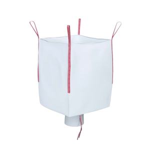 ถุงกระสอบสาน PP คุณภาพสูง FIBC ขนาด 1 ตัน 2 ตัน 95*95*110 ซม. ดีไซน์ U+2 ราคาโรงงาน สำหรับวัสดุเหลือใช้ - Product Image 1