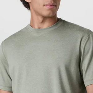 Camiseta de Cuello Redondo para Hombre, Manga Corta, Corte Regular, 100% Algodón Jersey, Informal, Básica para Uso Diario, Camiseta Básica de Verano - Product Image 4