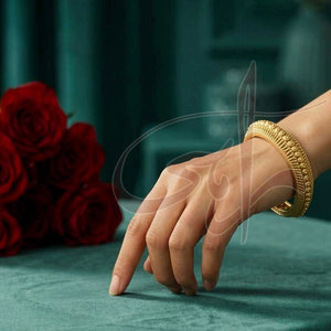 Made in <b>Pakistan</b> High Quality Gold Plated Women's Wedding Fashion Bangles Best Performance Top Grade - Product Image 4